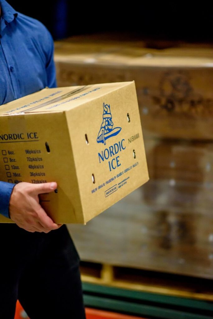 Nordic Cold Chain box being carried