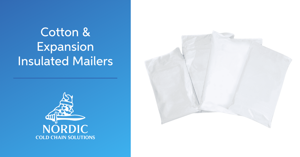 Cotton & Expansion Insulated Mailers Nordic Cold Chain Solutions
